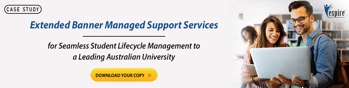 Extended banner managed support services for seamless student lifecycle management to a leading australian university blog banner