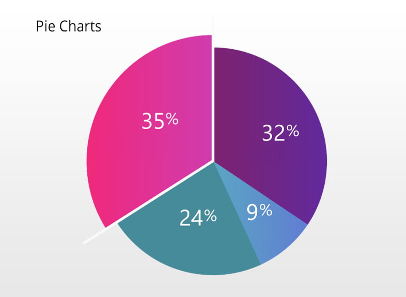 Exploring the Grammar of Data Visualization for an Enhanced Customer Experience Piechart