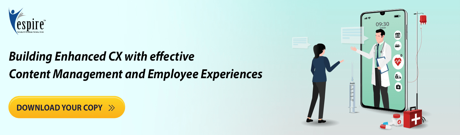 Building enhanced cx with effective content management employee experiences