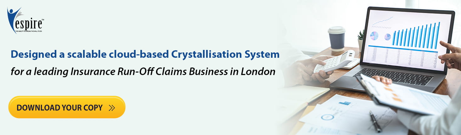 Designed a scalable cloud based crystallisation system for efficient claims and finance management insight