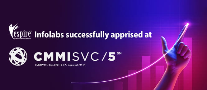 Espire Infolabs Successfully Appraised at CMMI Services V2.0 ML5