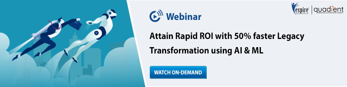 Attain rapid roi with 50percent faster legacy transformation using ai and ml blog banner